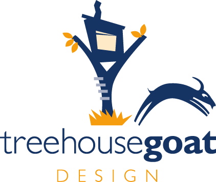 treehouse goat design logo.